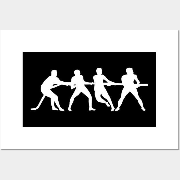 Tug Of War Wall Art by Designzz